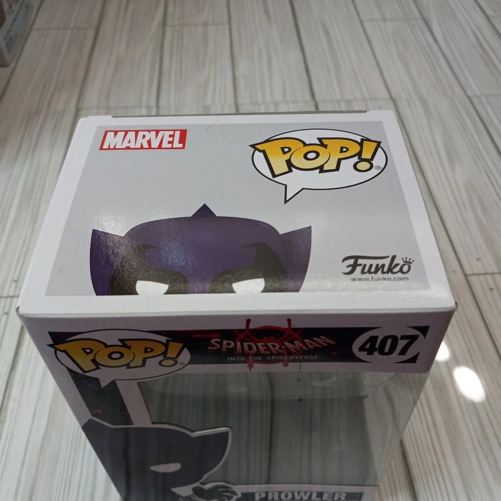 The Prowler Spider Man Into The Spider Verse Marvel Funko Pop Bobble Head #407